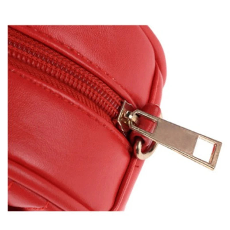 Women's Small PU Leather Waist Pack Cross Body Bag