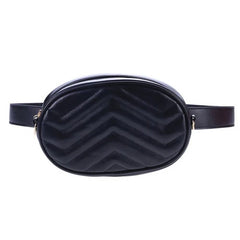 Women's Small PU Leather Waist Pack Cross Body Bag