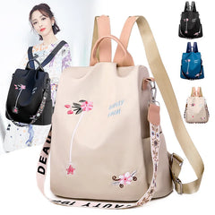 Anti-theft Backpack Oxford Travel School Bag
