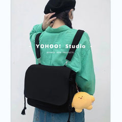 Waterproof School Backpack Women Messenger Bag Student Durable
