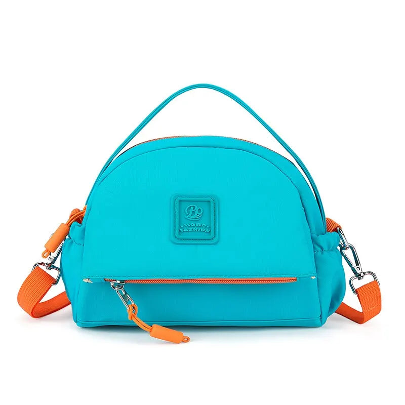 One Shoulder Waterproof Nylon Mobile Phone Messenger Bag