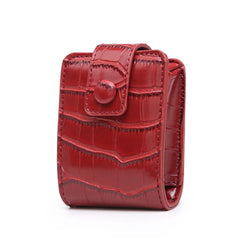 PU Leather Business Card Holder with Mirror