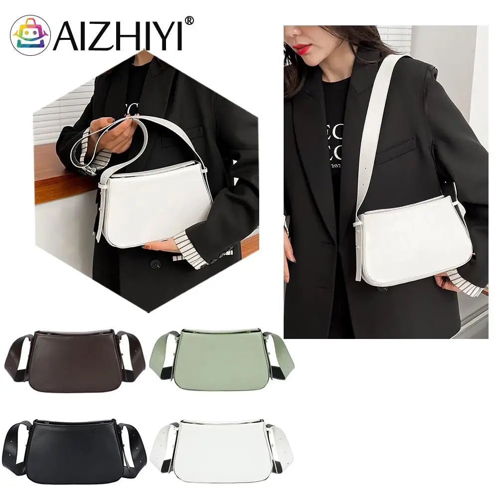 PU Women Underarm Bags Business Ladies Shoulder Bag Vintage