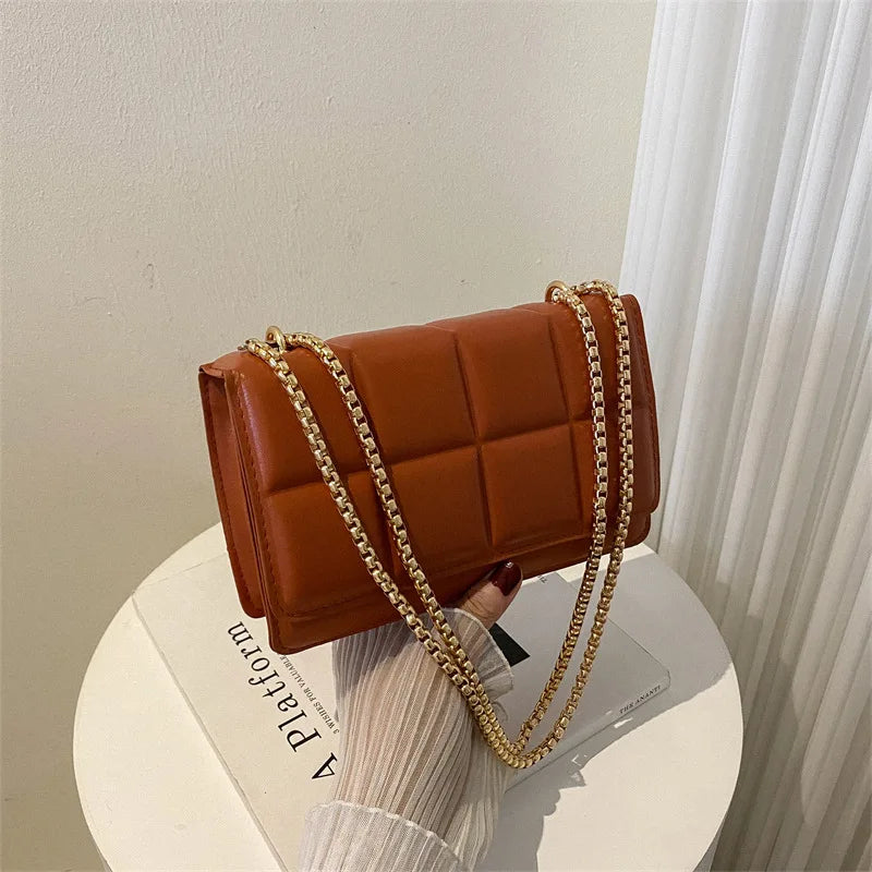Plaid Women Shoulder Bag Flap Handbags And Purses