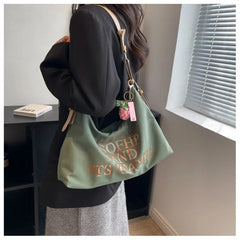 Large Capacity Armpit Canvas Bag for Women