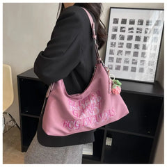 Large Capacity Armpit Canvas Bag for Women