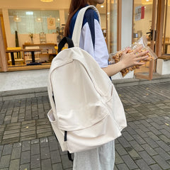 Waterproof Red Backpack for Girls High School Student