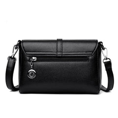 Solid PU Leather Shoulder Bag Crossbody Female Office Small Bags