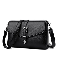Solid PU Leather Shoulder Bag Crossbody Female Office Small Bags