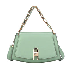 Solid Lock Woven Underarm Bag Lady Casual Versatile Shoulder Bags