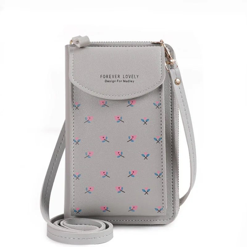 Women's Shoulder Bag Large Capacity Multifunctional Wallet Solid Crossbody