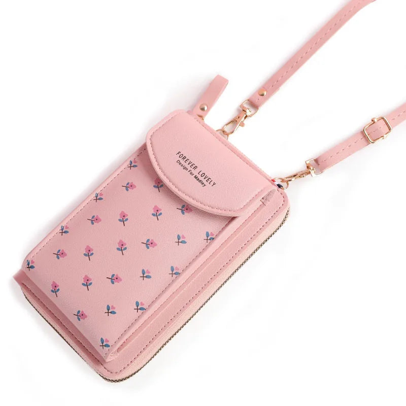 Women's Shoulder Bag Large Capacity Multifunctional Wallet Solid Crossbody