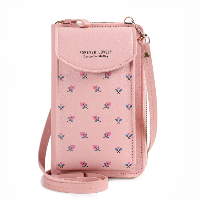 Women's Shoulder Bag Large Capacity Multifunctional Wallet Solid Crossbody