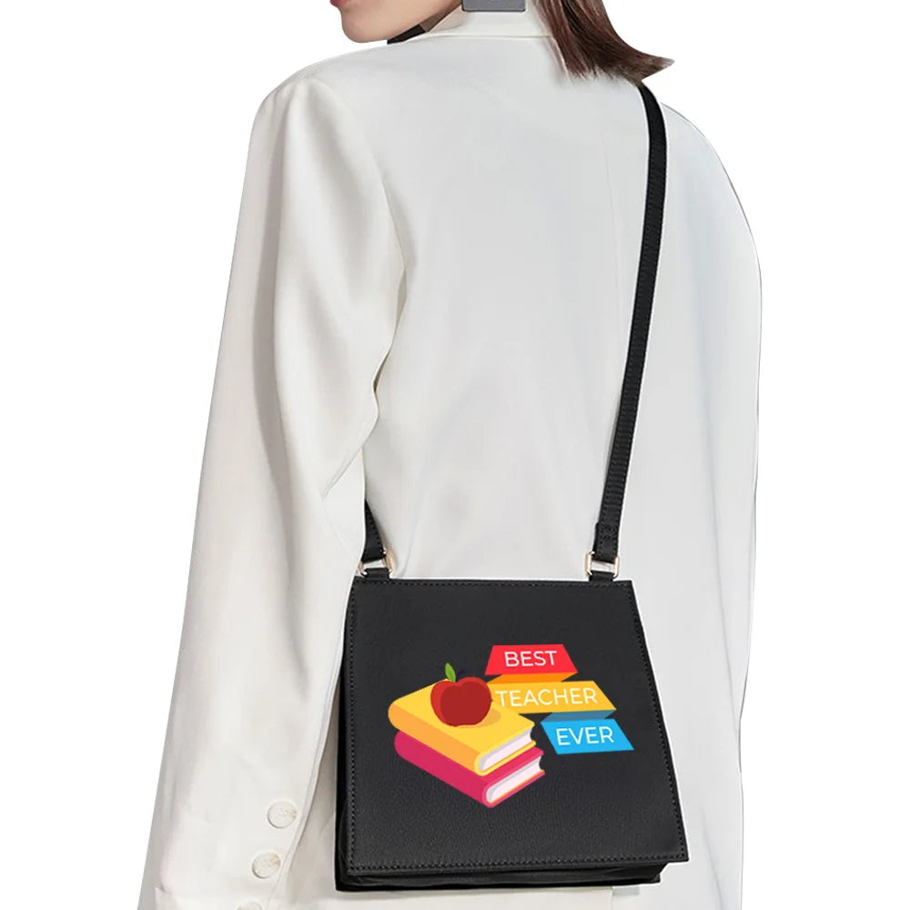Cartoon Teacher Pattern Printing Shoulder Bag for Women