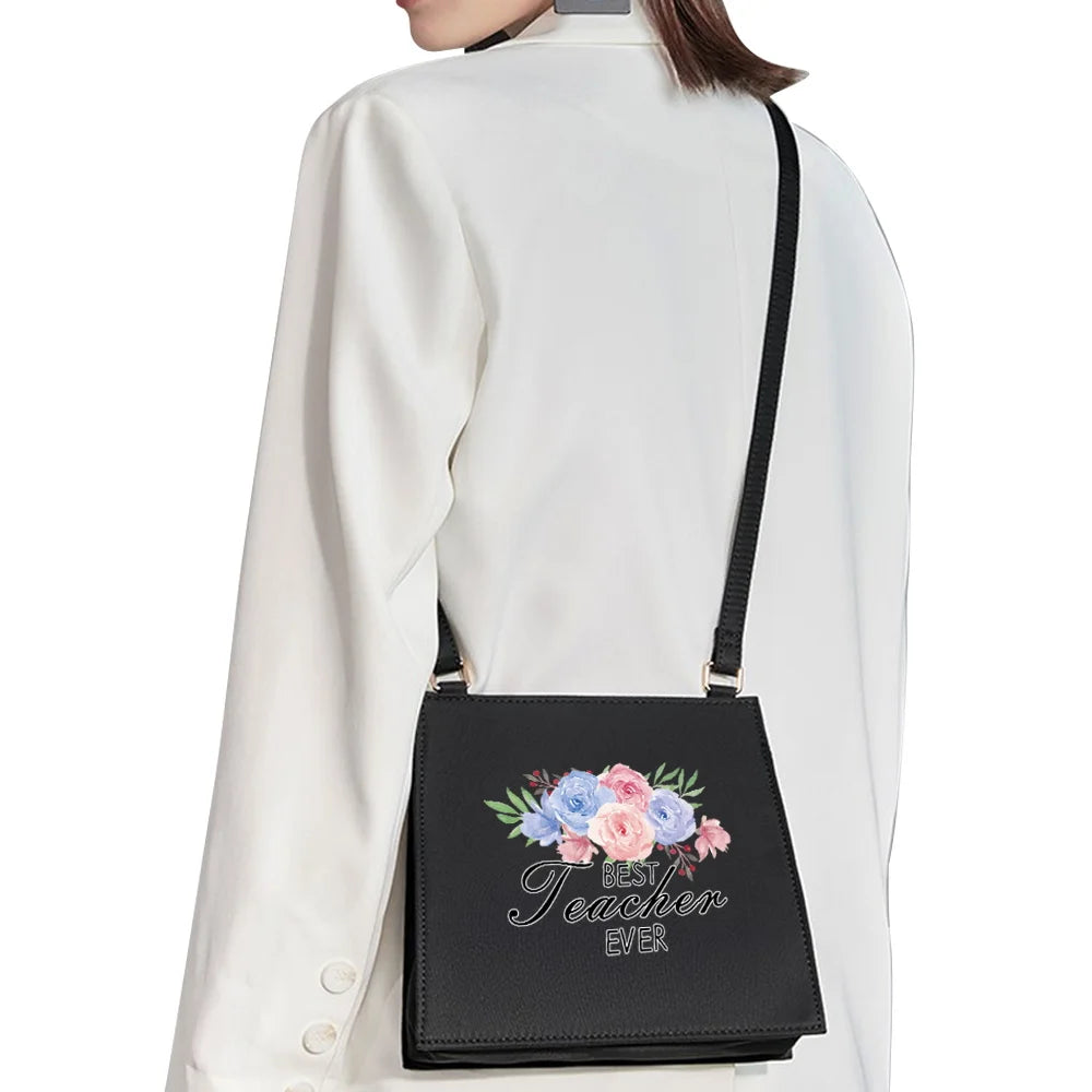 Cartoon Teacher Pattern Printing Shoulder Bag for Women