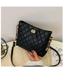 Soft Leather Shoulder Bag Chain Crossbody Large Capacity