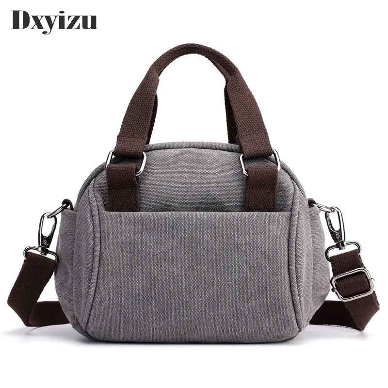 Solid Women Canvas Tote - Casual Reusable Shopping Bag