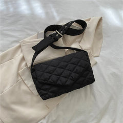 Quilted Shoulder Bag Winter Crossbody Handbag B546