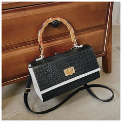 Stone Pattern Small Square Bag for Girls