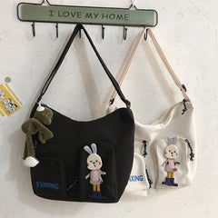 Japanese Harajuku Canvas Bag One-shoulder Messenger