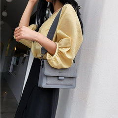 Suede PU Leather Shoulder Crossbody Bag for Women Handbags