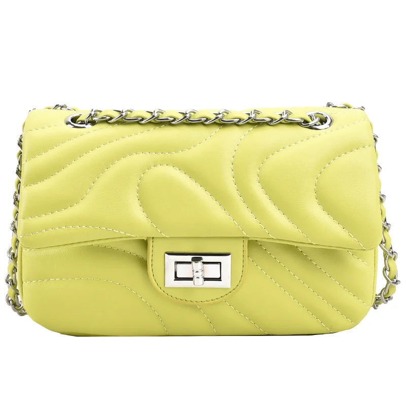 Summer Small Bag Women's Chain Messenger Bag One Shoulder Square Bag