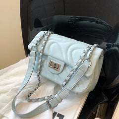 Summer Small Bag Women's Chain Messenger Bag One Shoulder Square Bag