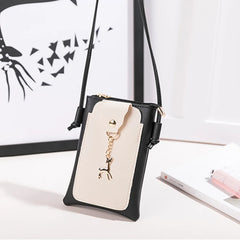 Mini Crossbody Bag for Women PU Leather Handbag Zipper