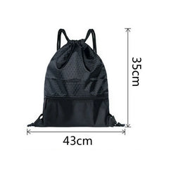 Travel Home String Drawstring Backpack Gym Tote Bag School Sport Pack