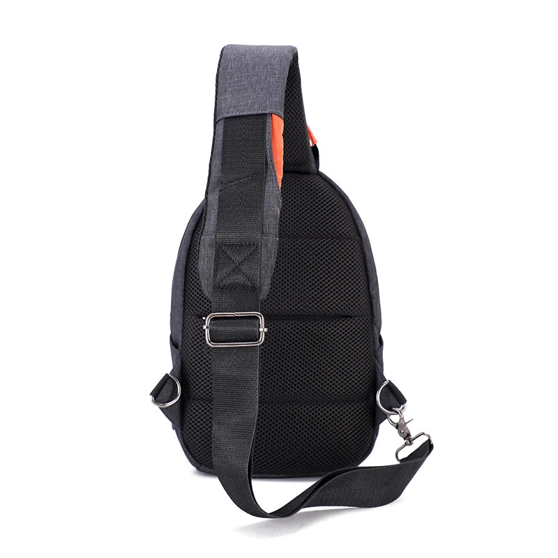 Unisex Casual Sports Headset Purse Nylon Messenger Bag