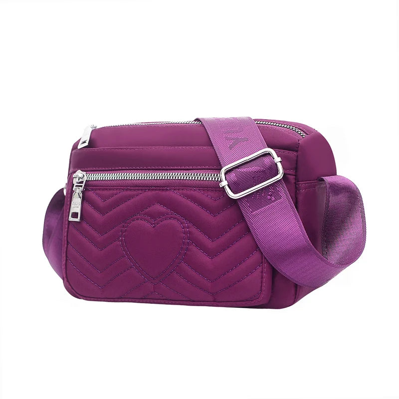Waterproof Nylon Women Shoulder Bags High Crossbody Bag For Female