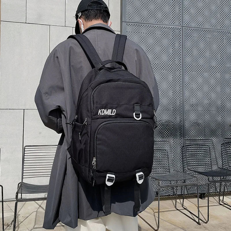 Contrasting Colors Laptop Backpack for School