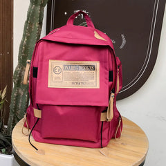 Women Casual Canvas Backpack Students School Bag Girl Large Capacity Travel Bag