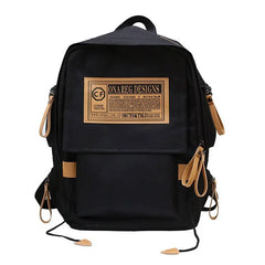 Women Casual Canvas Backpack Students School Bag Girl Large Capacity Travel Bag