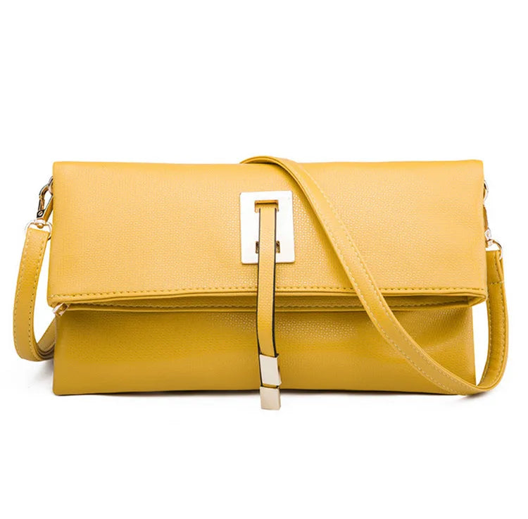 Soft Leather Crossbody Bag for Women, Patchwork Messenger Bag