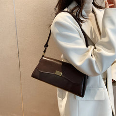 Stylish High PU Leather Shoulder Bag Crossbody Messenger Handbag