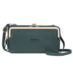 Women Long Wallet Zipper Crossbody Bags Large Capacity