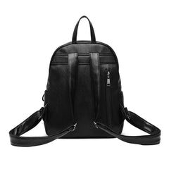 Women PU Leather Backpack Purse Cross Shoulders Daypack