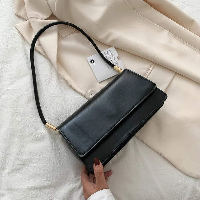 Women Shoulder Bags Solid Armpit Handbag Purse Clutch Messenger Bag