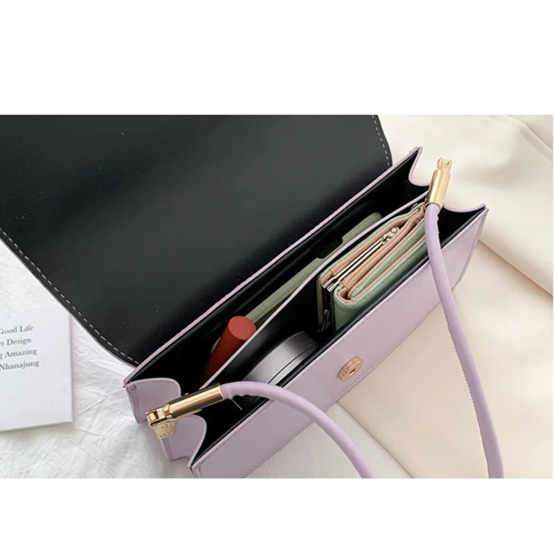 Women Shoulder Bags Solid Armpit Handbag Purse Clutch Messenger Bag