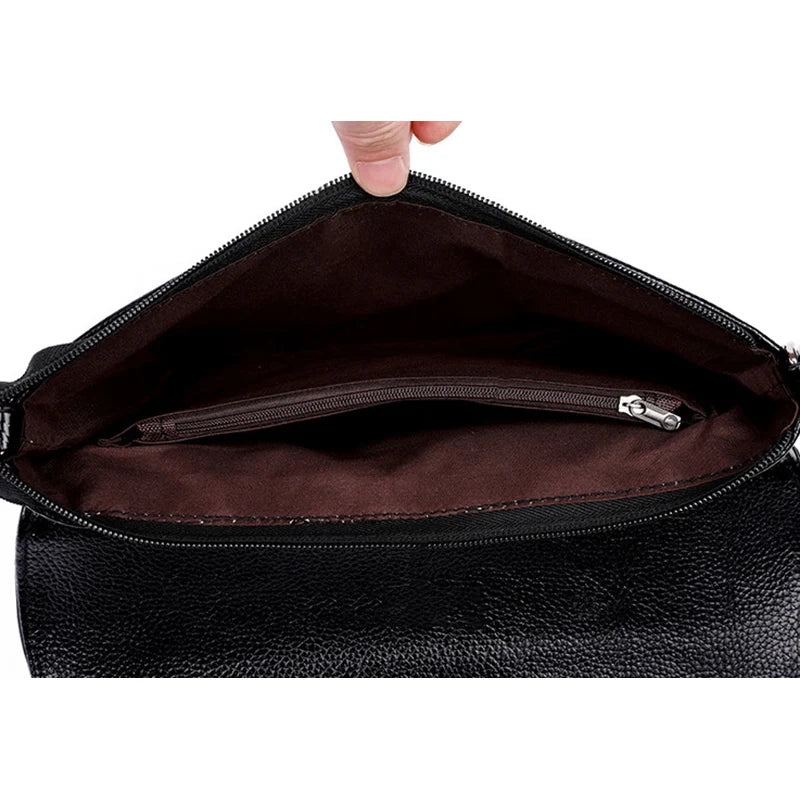 Soft PU Leather Shoulder Bag Crossbody Purse Clutch