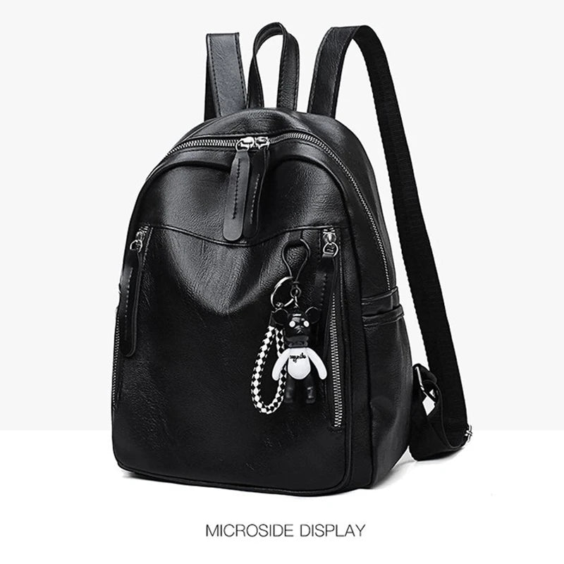 Women Travel Backpack Large Capacity Female Shoulder Bag Soft Rucksack Oxford
