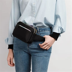 Women Waist Bags Fanny Pack Zipper Chest Bag Outdoor Sports Crossbody Bags