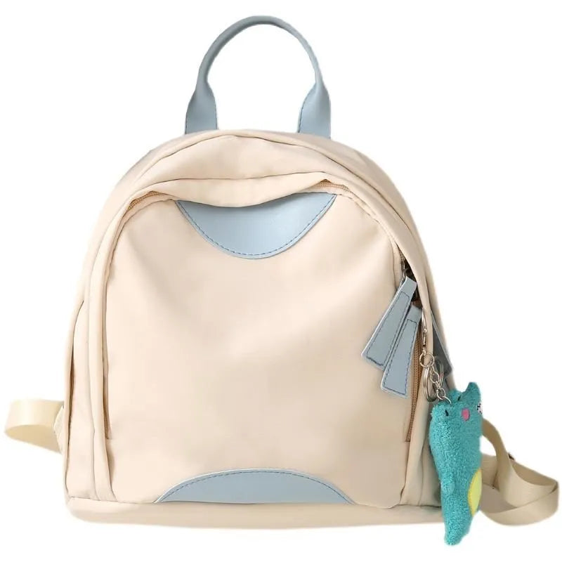 Women's Small Backpack Nylon Waterproof Mini Travel Bag School Bag Mochila