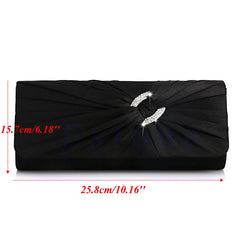 Bridal Rhinestone Chain Clutch Bag Evening Handbag
