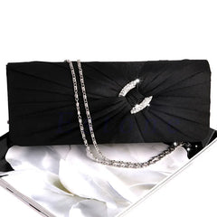 Bridal Rhinestone Chain Clutch Bag Evening Handbag