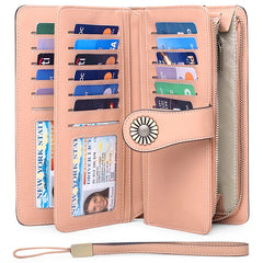 Women's Long Wallet Pu Multifunctional High Women's Wallet RFID Handbag
