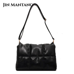 Women's Quilted Leather Crossbody Bag for Spring