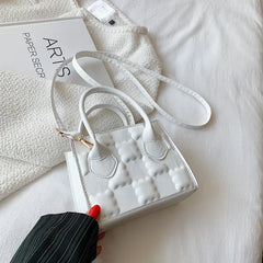 Zipper Pressure Flowers Large Capacity Handbag