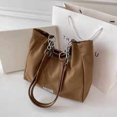 PU Leather Tote Bags for Women - Large Capacity Handbags